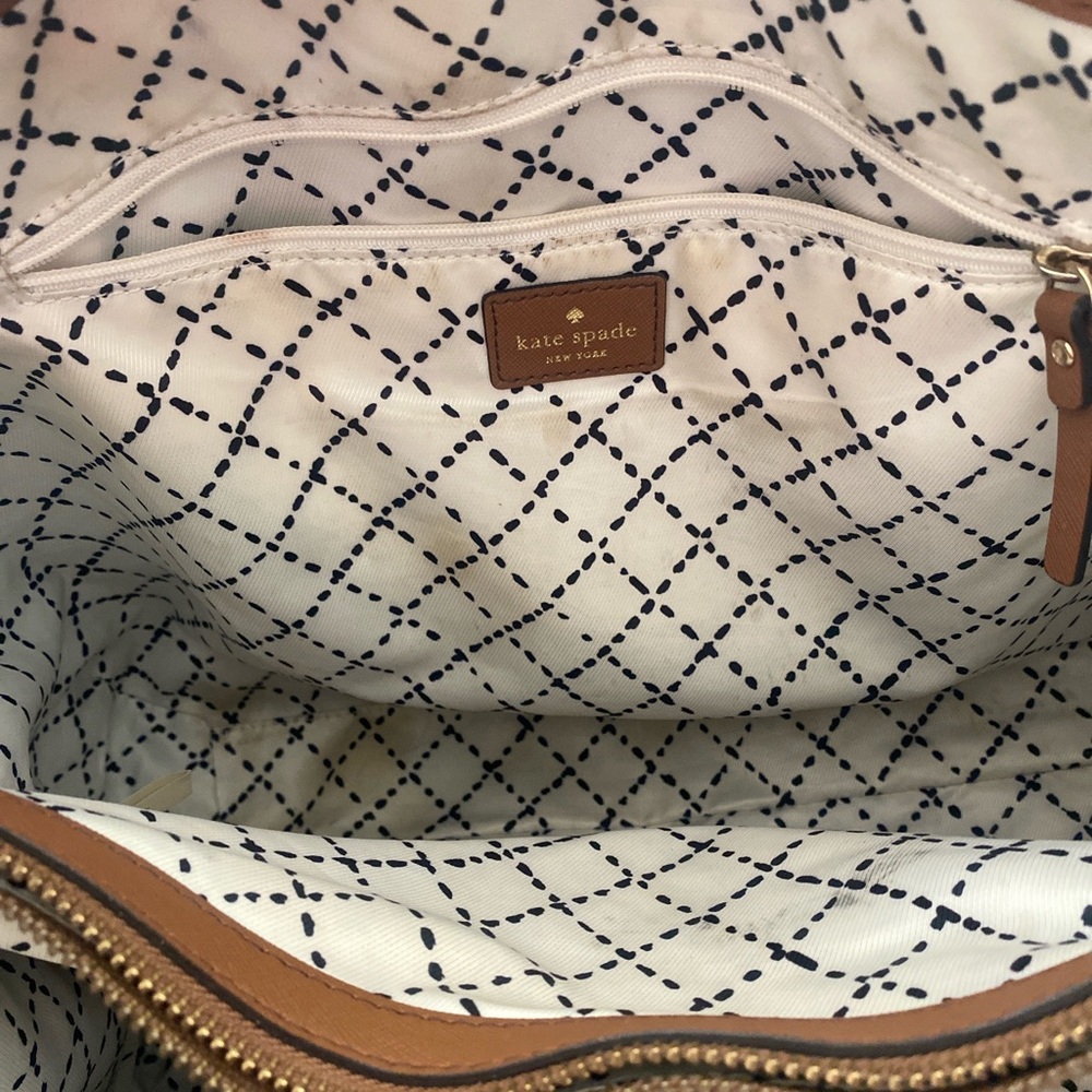 Kate Spade Brown Leather Tote - Picture 4 of 4